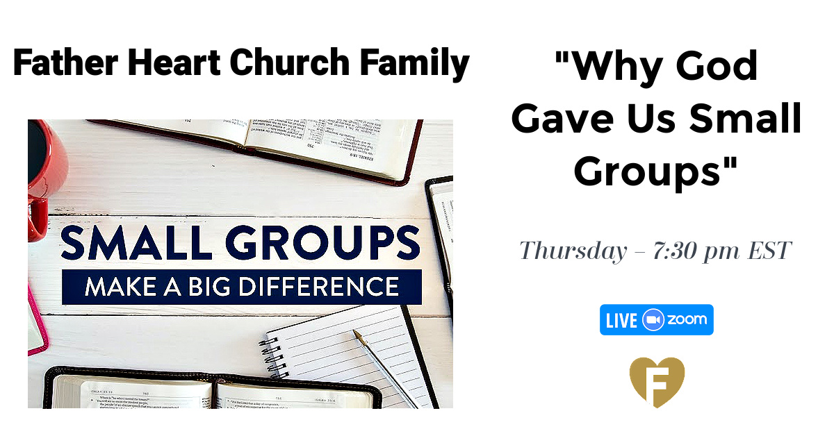 Why God Gave Us Small Groups